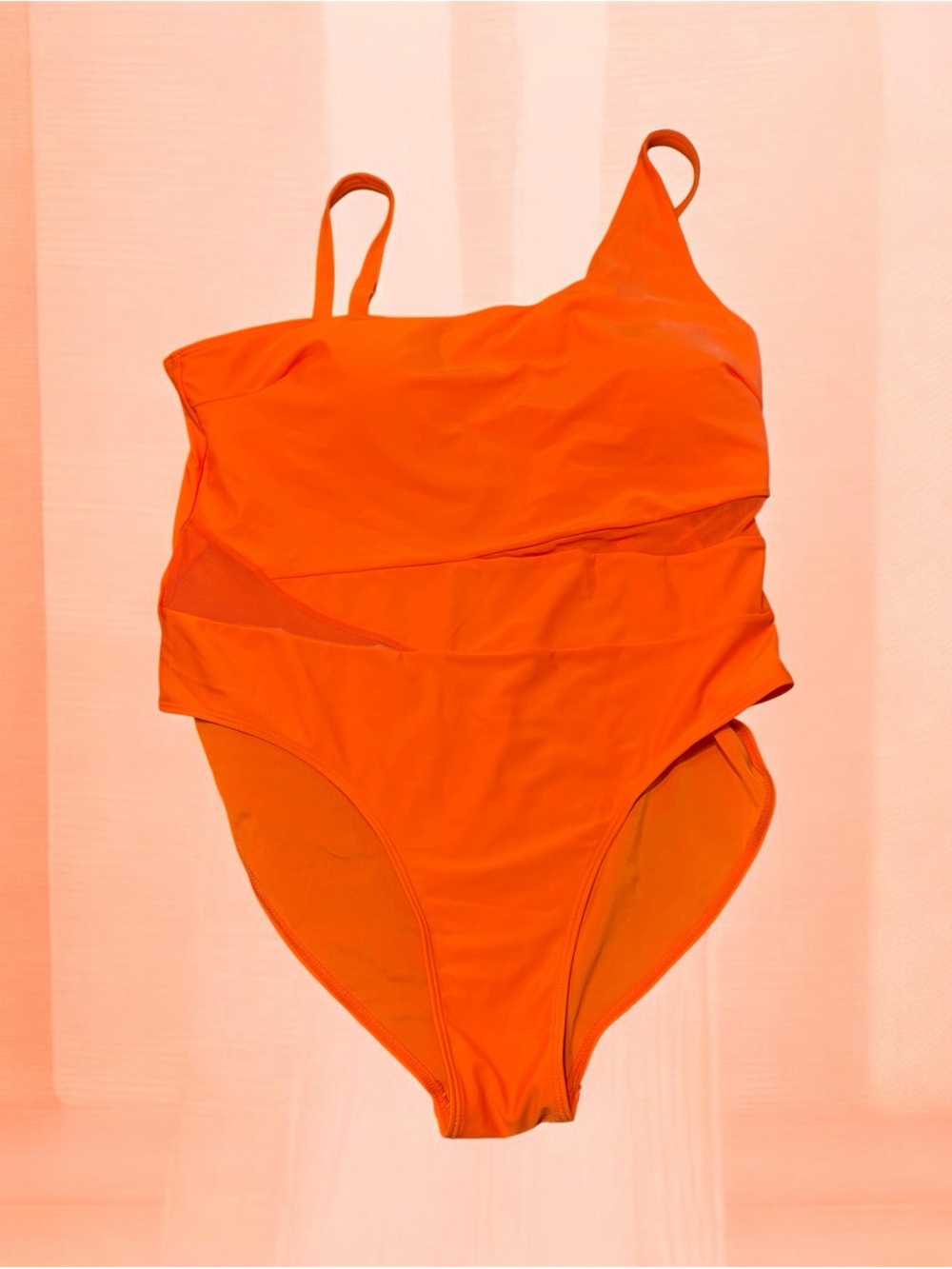 Orange One-Piece Swimsuit